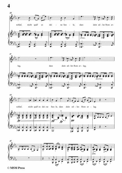 Schubert-Ellens Gesang II,Op.52 No.2,in E flat Major,for Voice&Piano image number null