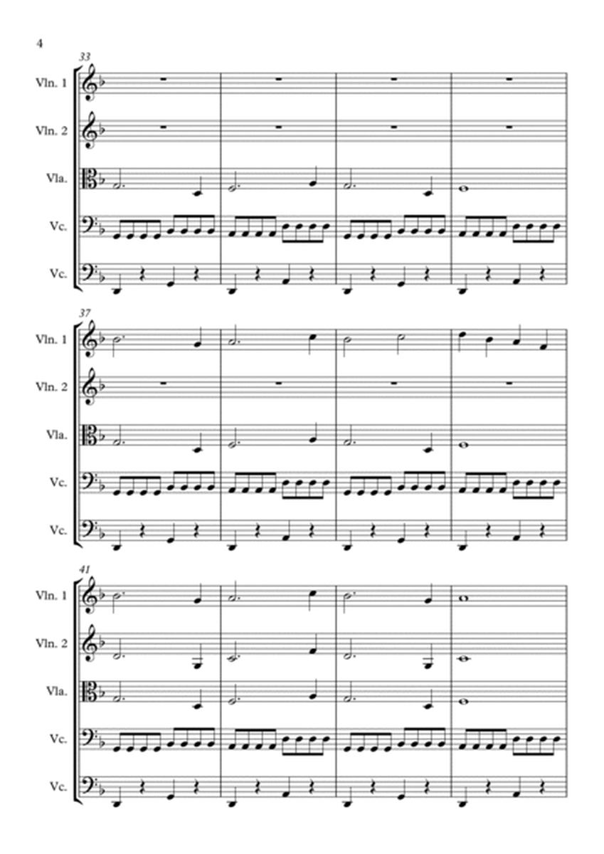 The End - String Quintet (Violin 1&2, Viola, Cello 1&2) image number null