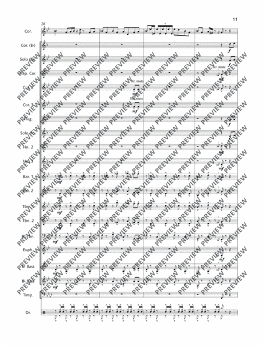 Alla Turca Jazz Alla Turca Jazz Brass Band scores gallery preview page 12