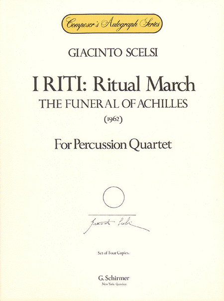 I Riti: Ritual March - The Funeral of Achilles