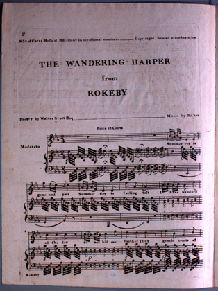 The Wandering Harper from Rokeby