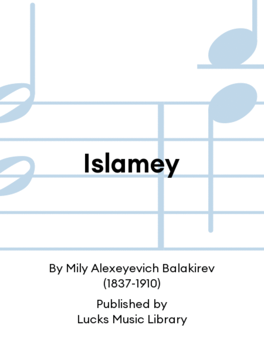 Islamey Score scores gallery preview page 1