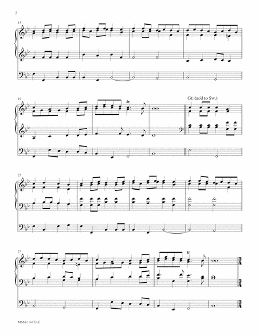 Two Trumpet Tunes from King Arthur (1691) Trumpet scores gallery preview page 2