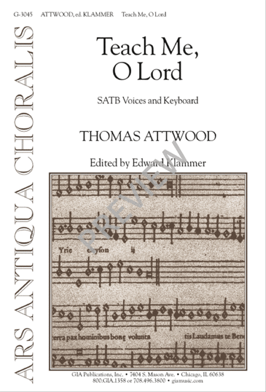 Teach Me, O Lord 4-Part scores gallery preview page 2