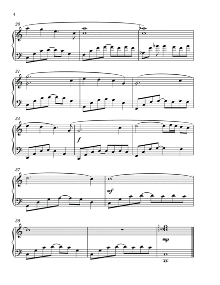 Hymns for Church and Worship Piano Solo scores gallery preview page 5
