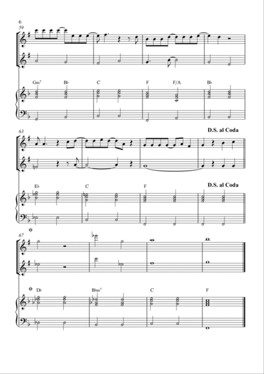 Goodbye Yellow Brick Road Clarinet Duet scores gallery preview page 6