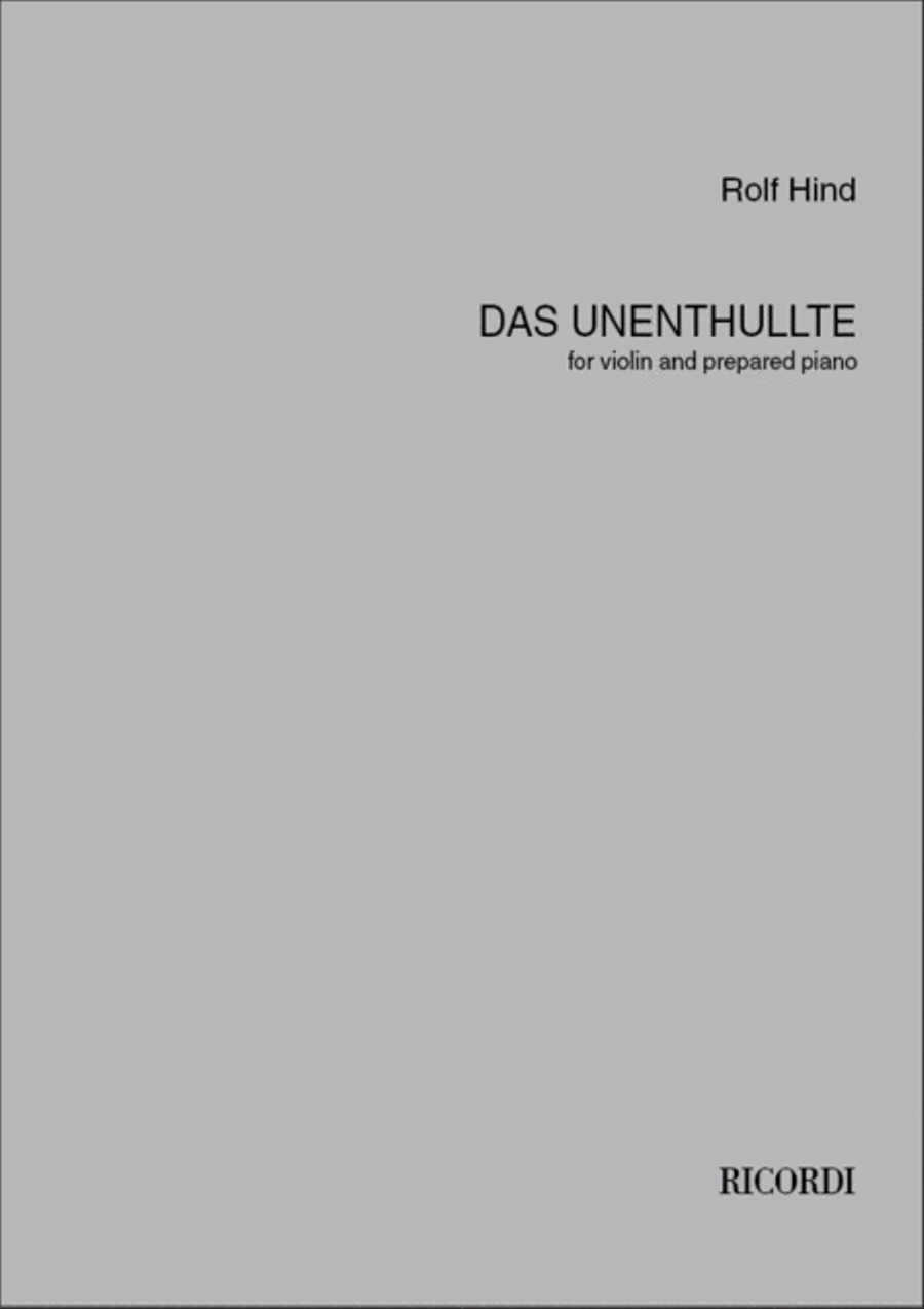 Das unenthullte Das unenthullte Violin Solo scores gallery preview page 1