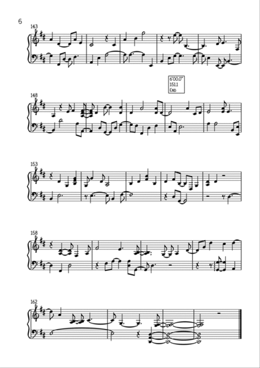 None But Jesus Piano, Vocal, Guitar scores gallery preview page 6