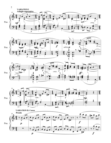 [Brooks] Variations for Piano
