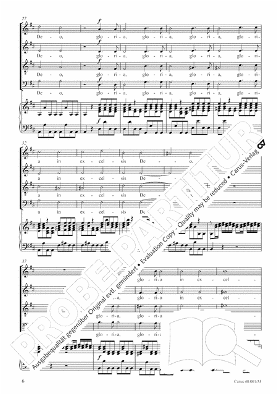Vivaldi: Gloria in D. Revised edition SSA scores gallery preview page 9