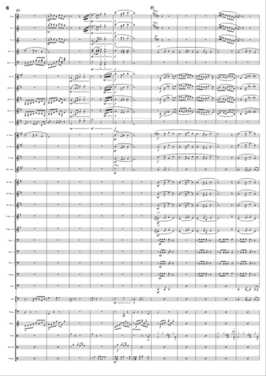 梅豔芳歌曲精選 Selections from Anita Mui Concert Band scores gallery preview page 6