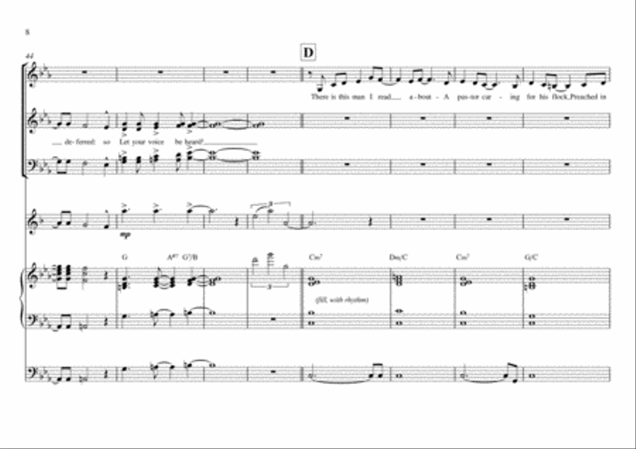 Let Your Voice Be Heard 4-Part - Sheet Music page 6