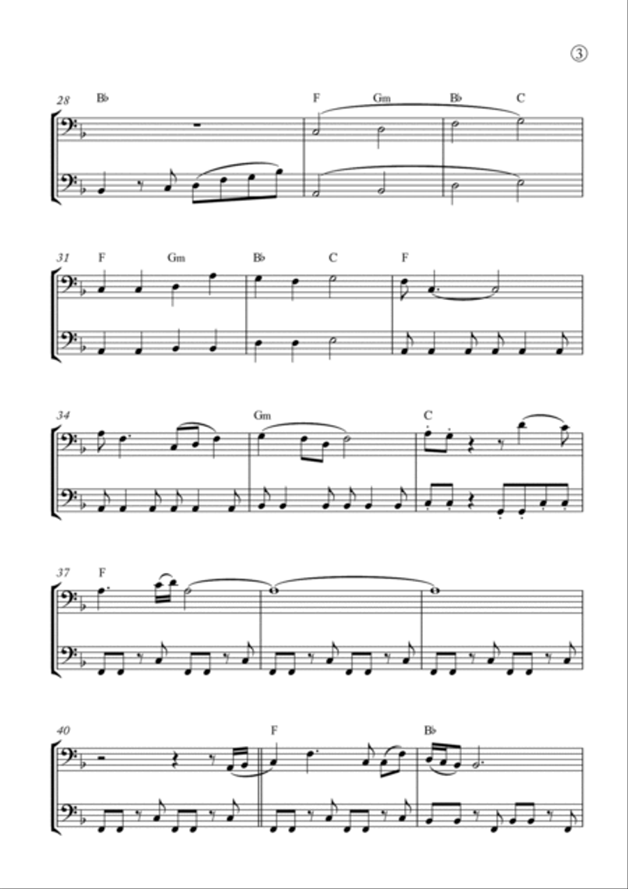 My Girl Woodwind Duet scores gallery preview page 3