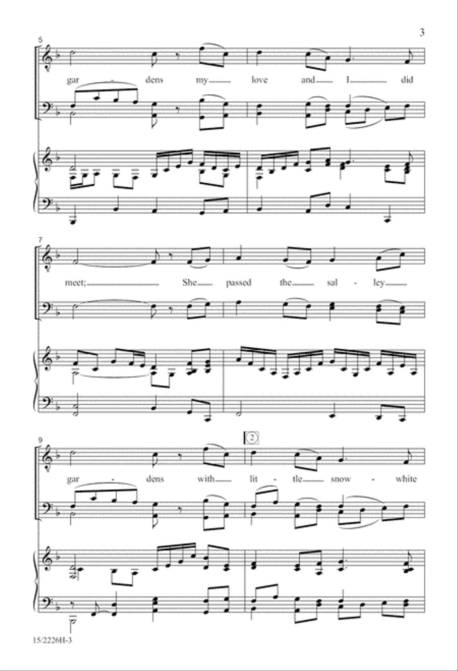 Down by the Salley Gardens TTB scores gallery preview page 4