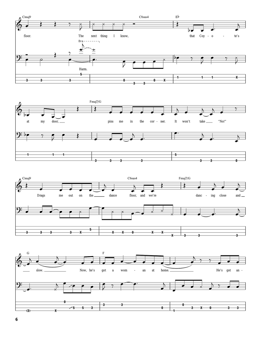 Coyote Acoustic Guitar scores gallery preview page 6