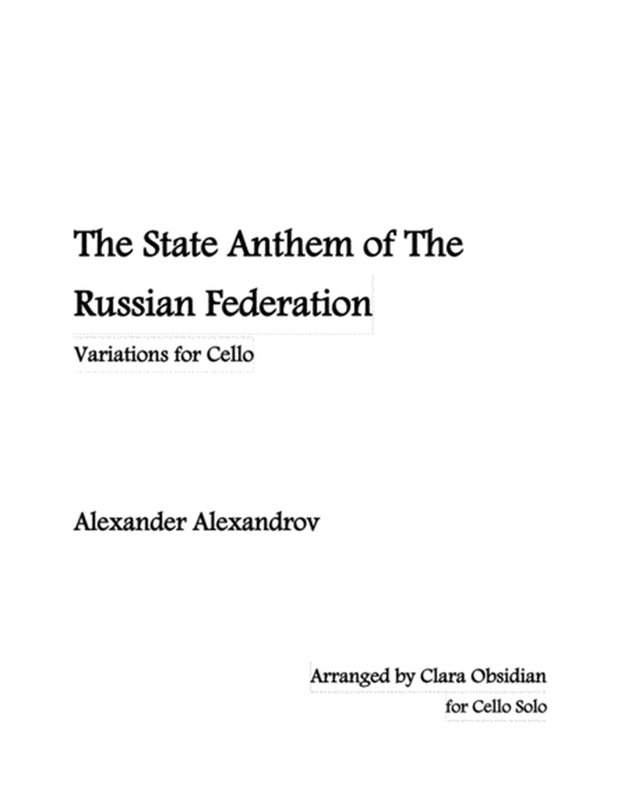 State Anthem of Russian Federation: Variations for Cello solo image number null
