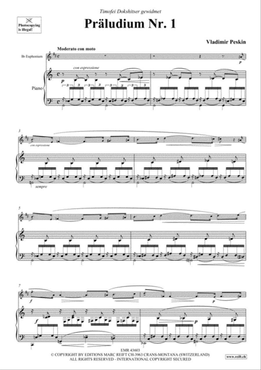 Praludium No. 1 Praludium No. 1 Euphonium scores gallery preview page 3