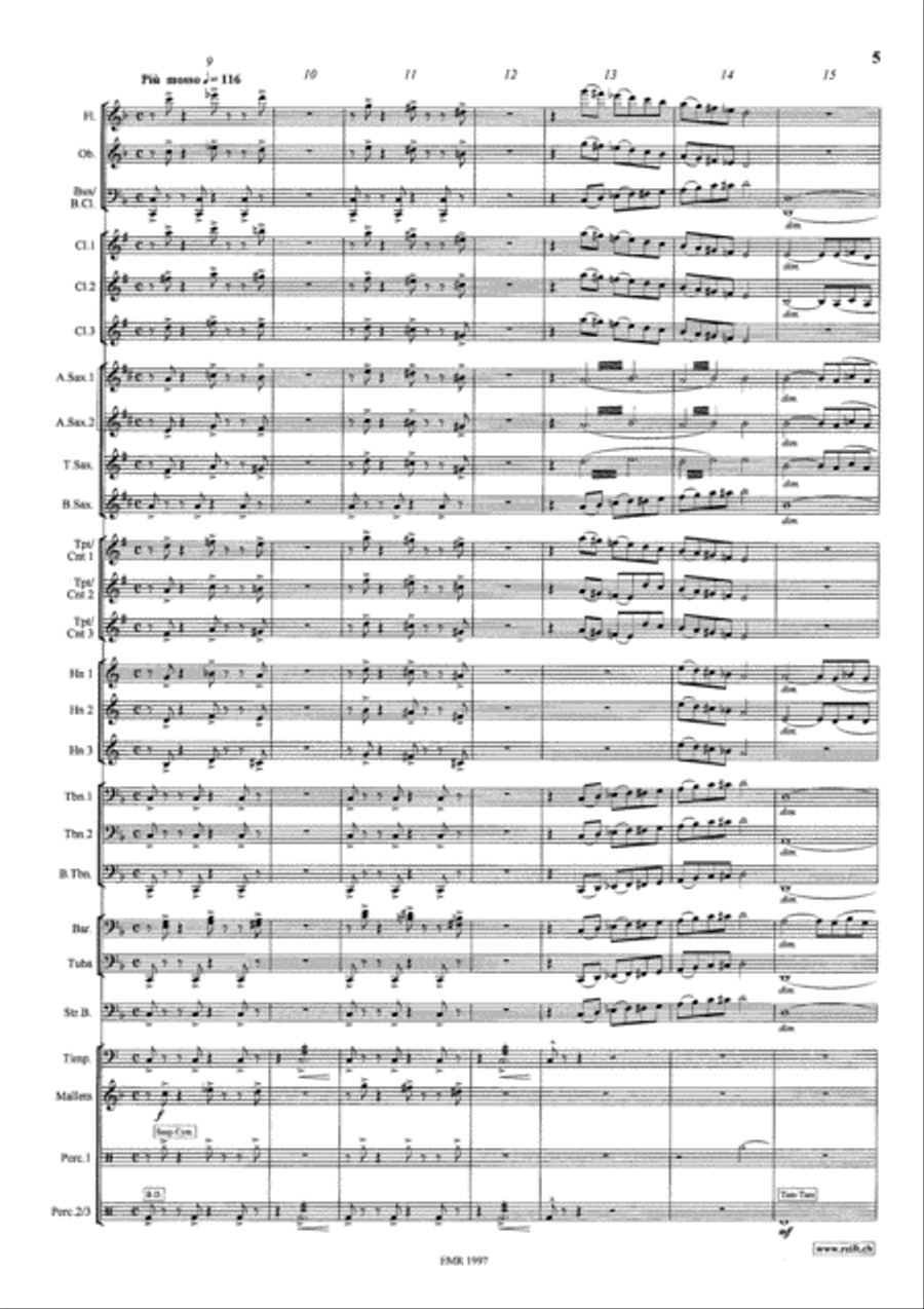 The Mysteries Of Egypt Concert Band scores gallery preview page 9