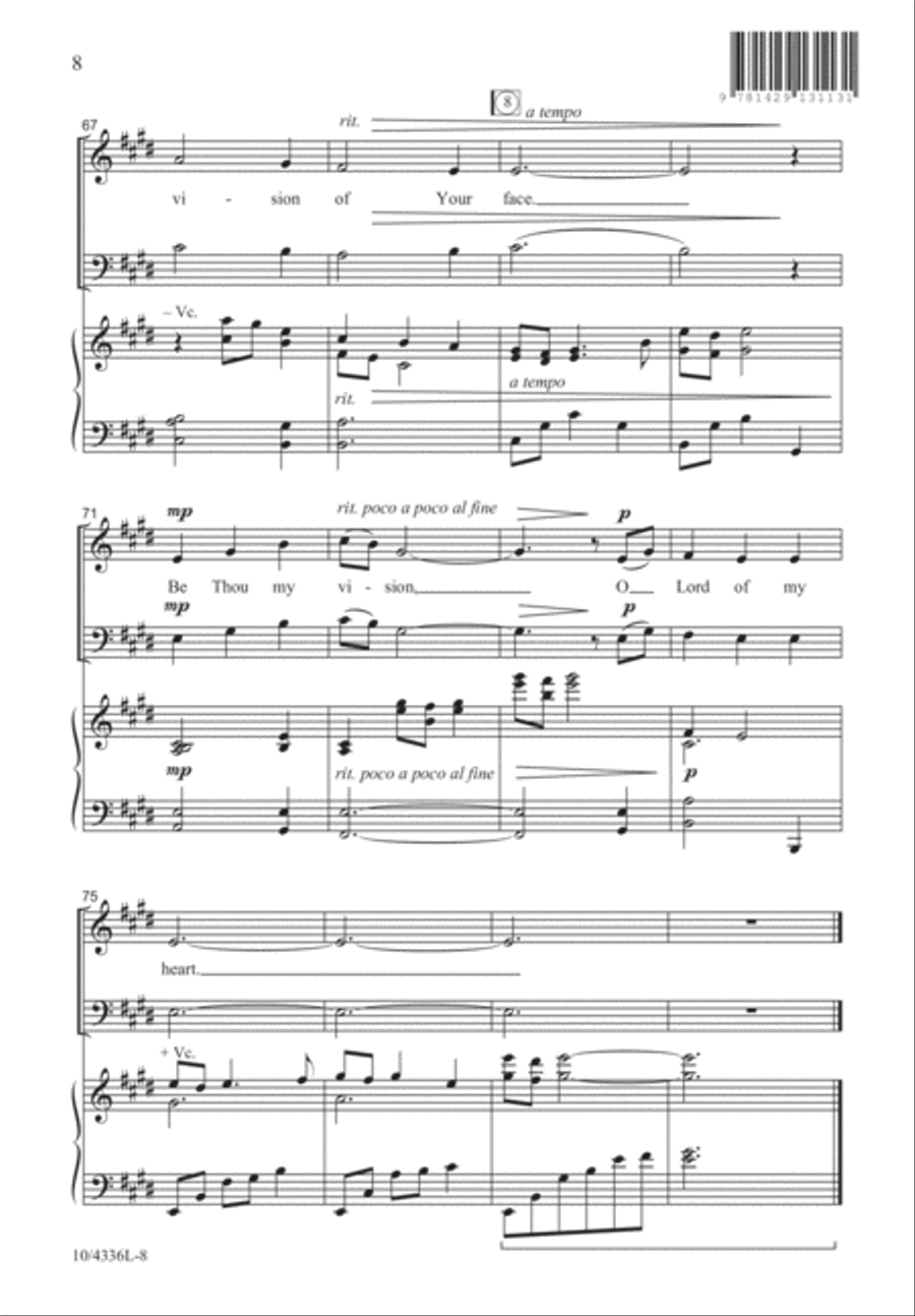 Vision Prayer Vision Prayer 4-Part scores gallery preview page 8