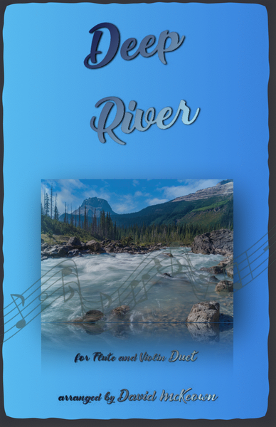 Deep River, Gospel Song for Flute and Violin Duet