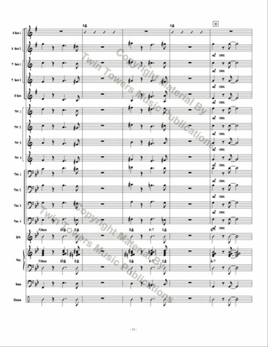 Rubaswing Jazz Ensemble scores gallery preview page 12