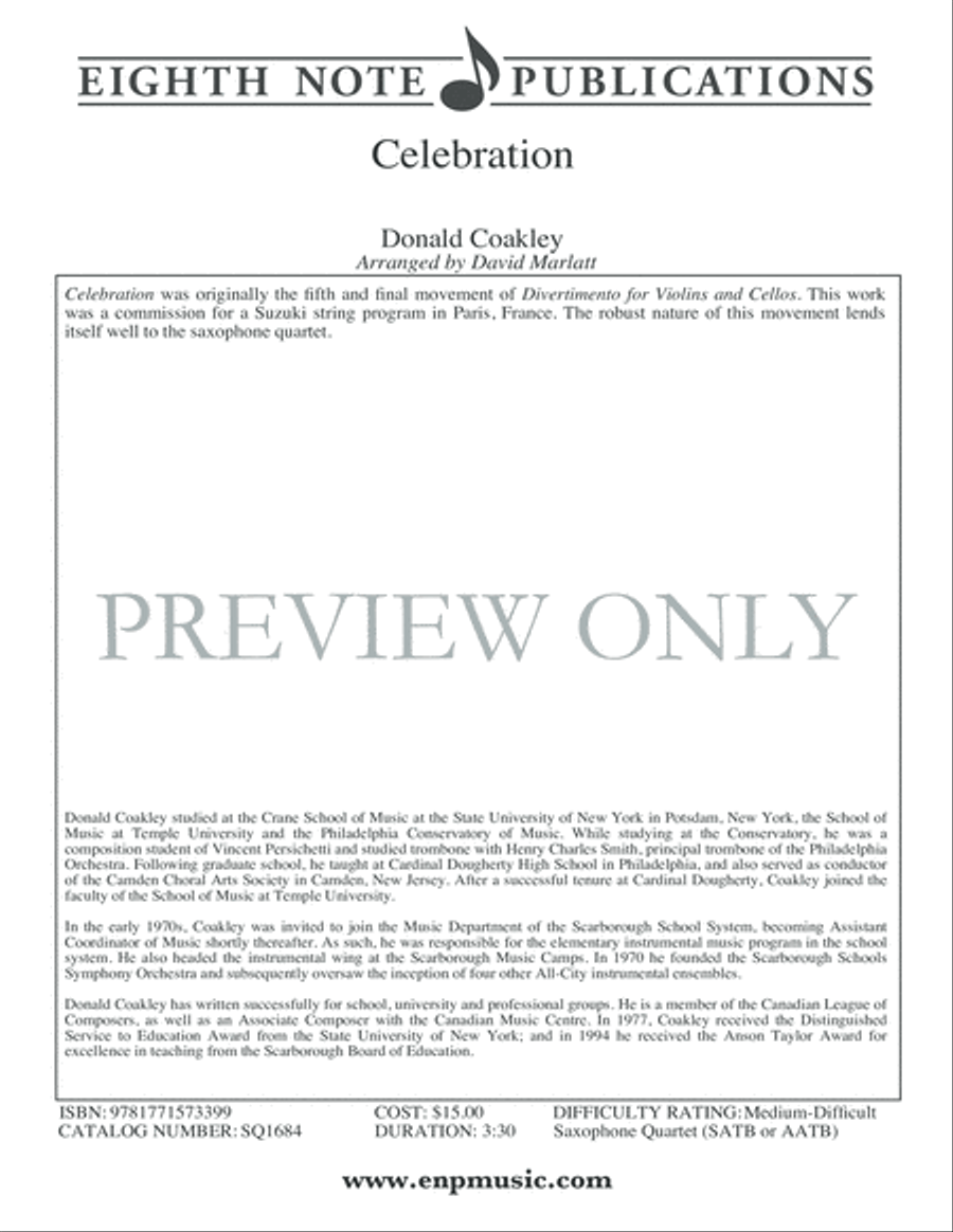 Celebration Small Ensemble scores gallery preview page 2