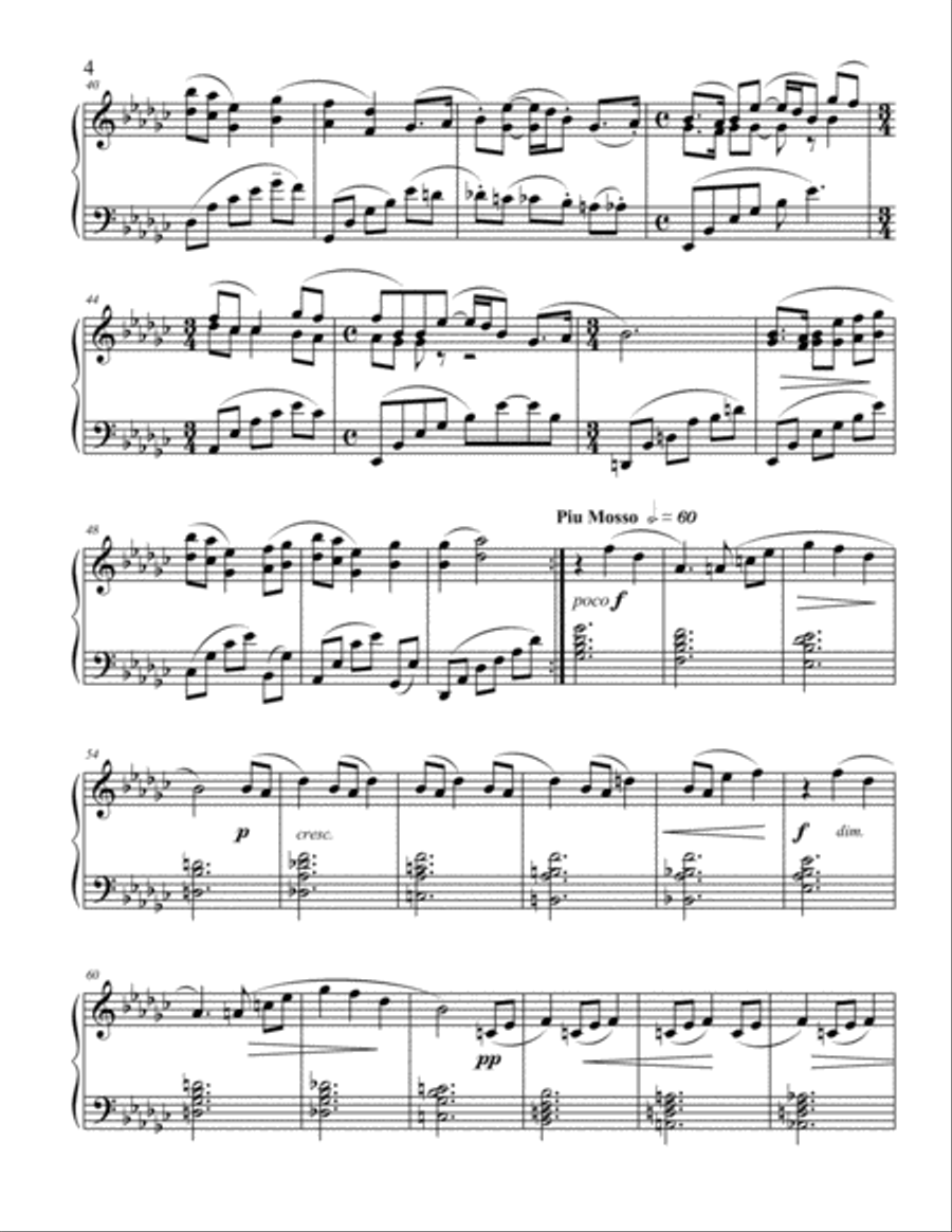 Pour le Poete Piano Solo scores gallery preview page 5