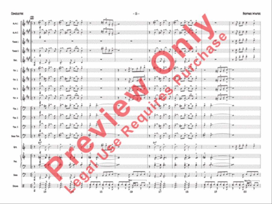 Brother Mister Jazz Ensemble scores gallery preview page 38