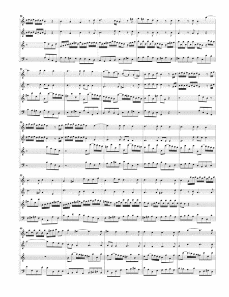 Sinfonia for Acis e Galathea (arrangement for 4 recorders)