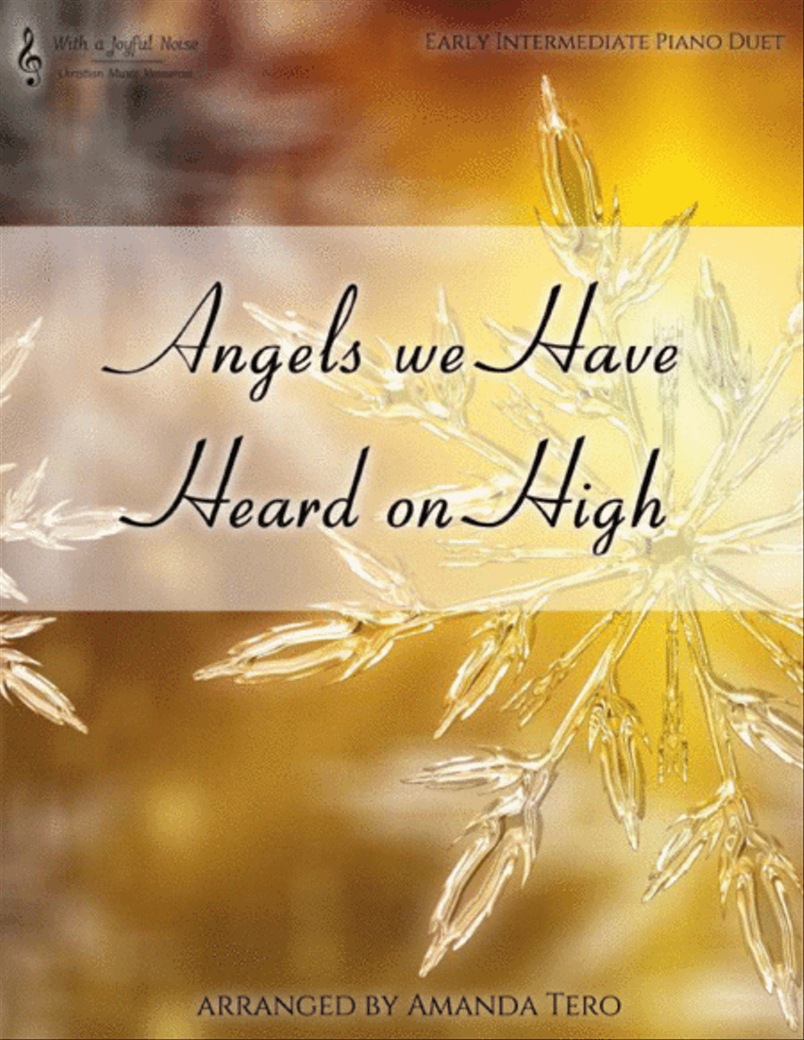 Angels We Have Heard on High (duet) Set of Parts scores gallery preview page 1