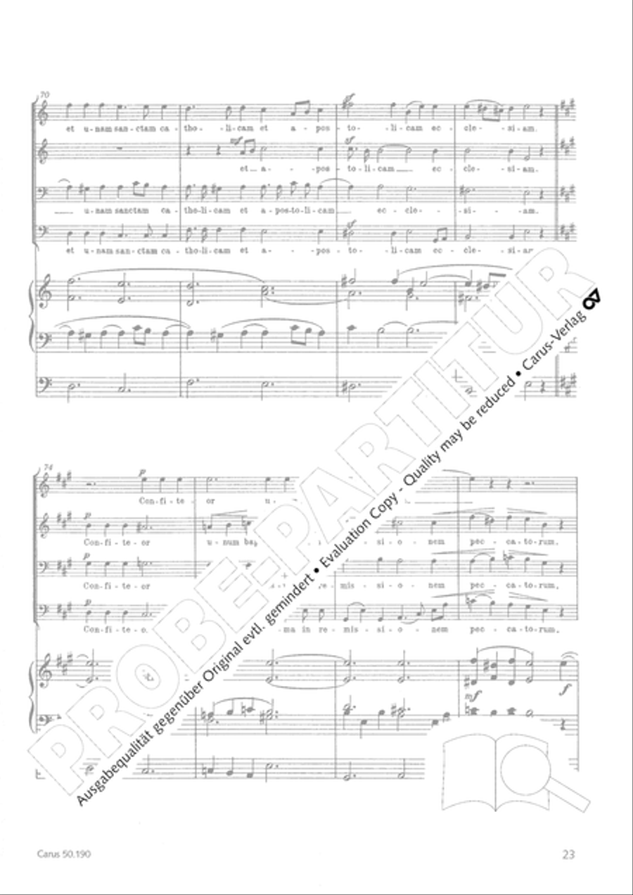 Mass in F major Mass in F major TTBB scores gallery preview page 23