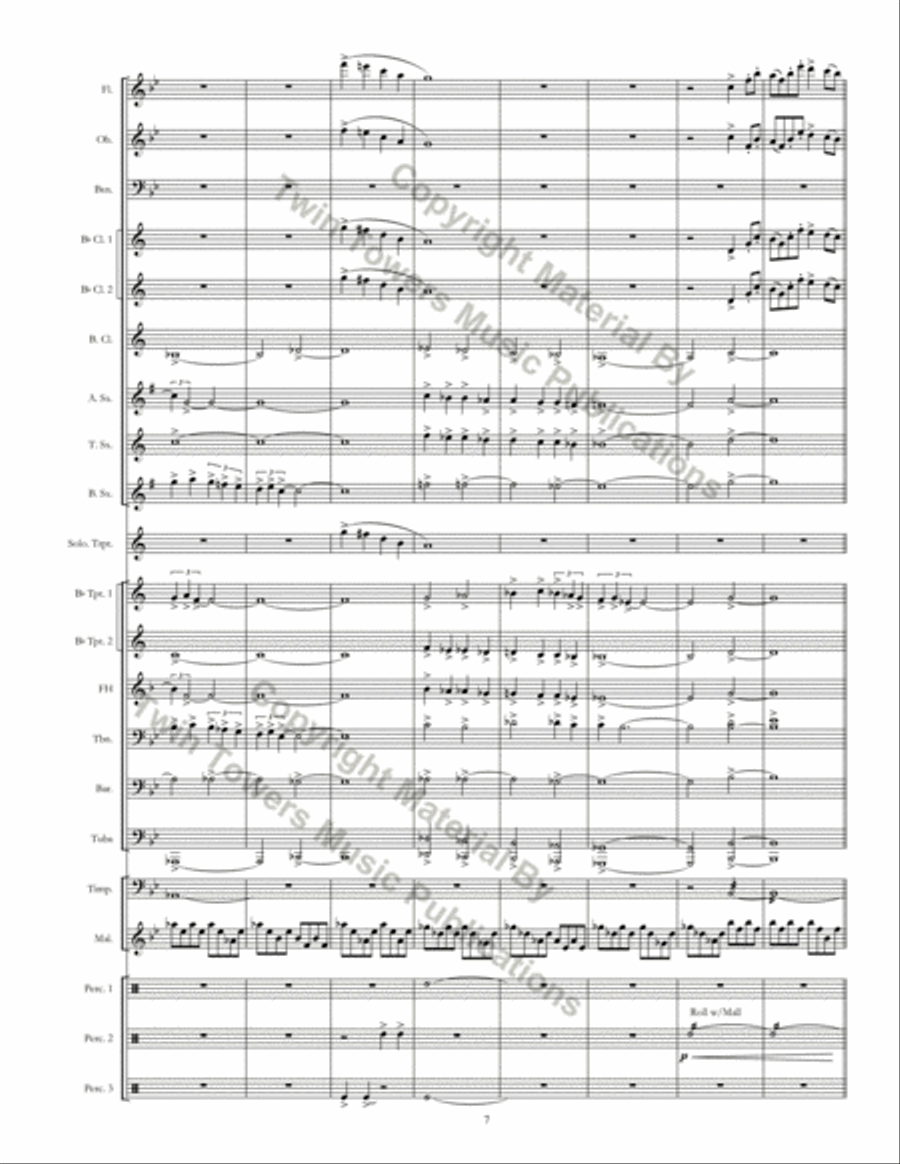 Sinfonia Concert Band scores gallery preview page 8