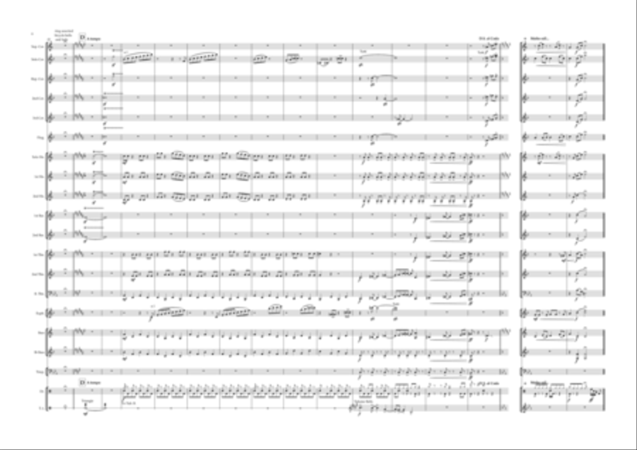 Bicycle Race Brass Band scores gallery preview page 6