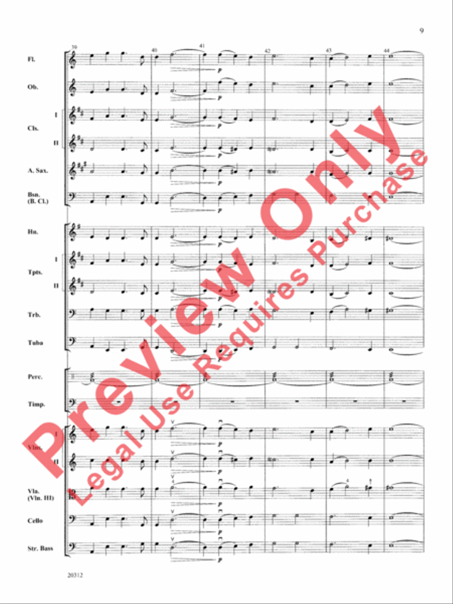 Finlandia Finlandia Full Orchestra scores gallery preview page 10