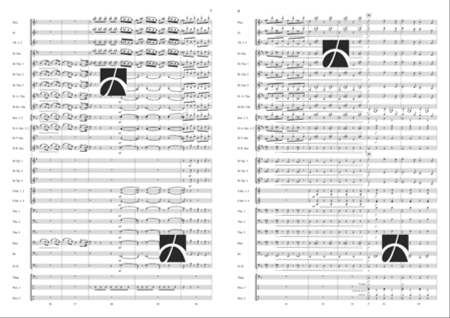 Coro dei Gitani Concert Band scores gallery preview page 5