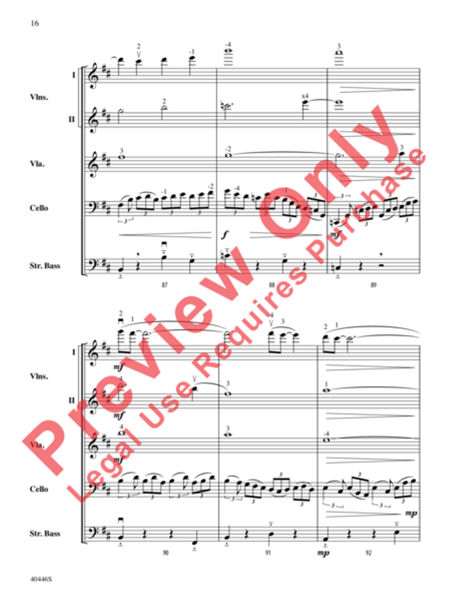 Apotheosis String Orchestra scores gallery preview page 17