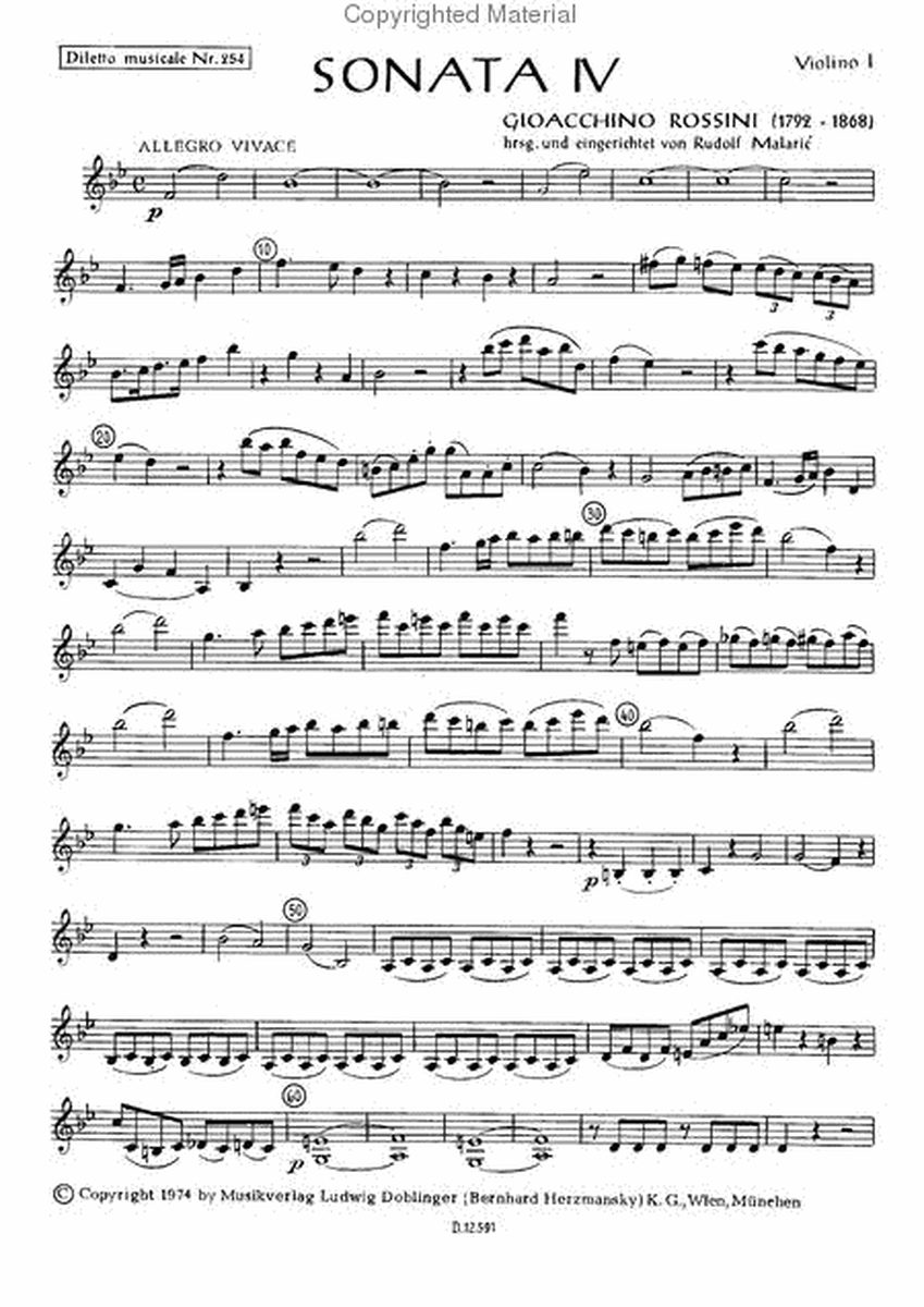 Sonata IV B-Dur