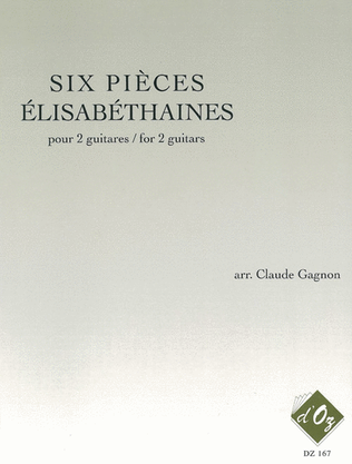 Book cover for Six pièces élisabéthaines