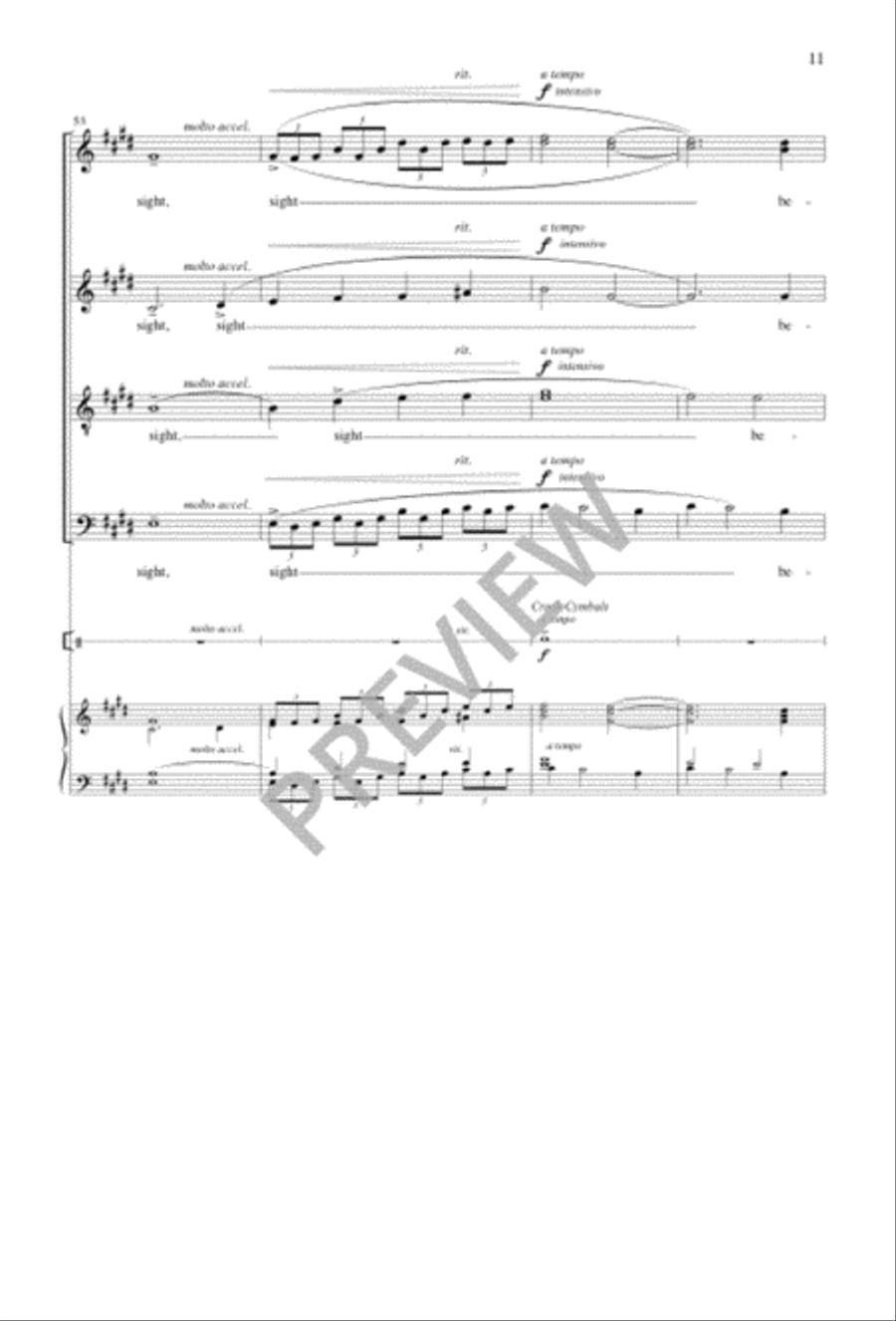 In Your Light Divisi scores gallery preview page 11