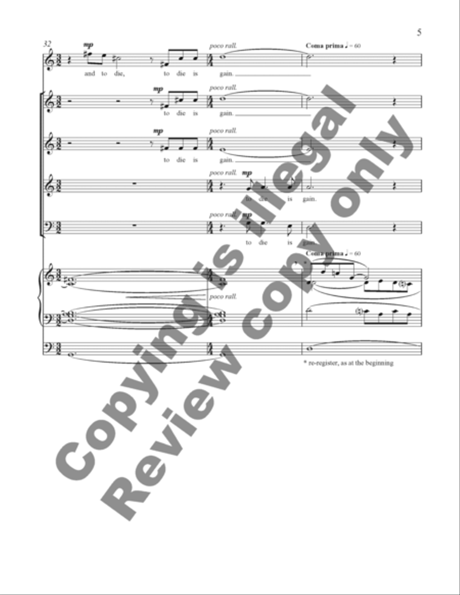 To Live Is Christ To Live Is Christ 4-Part scores gallery preview page 14