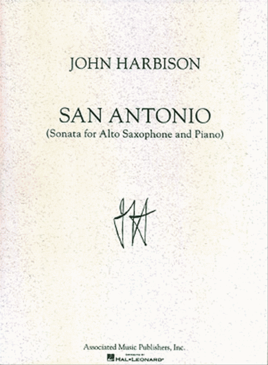 San Antonio Sonata Alto Saxophone scores gallery preview page 1