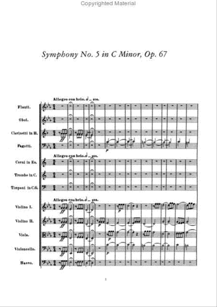 Symphonies Nos. 5, 6 and 7 in Full Score Full Orchestra scores gallery preview page 2