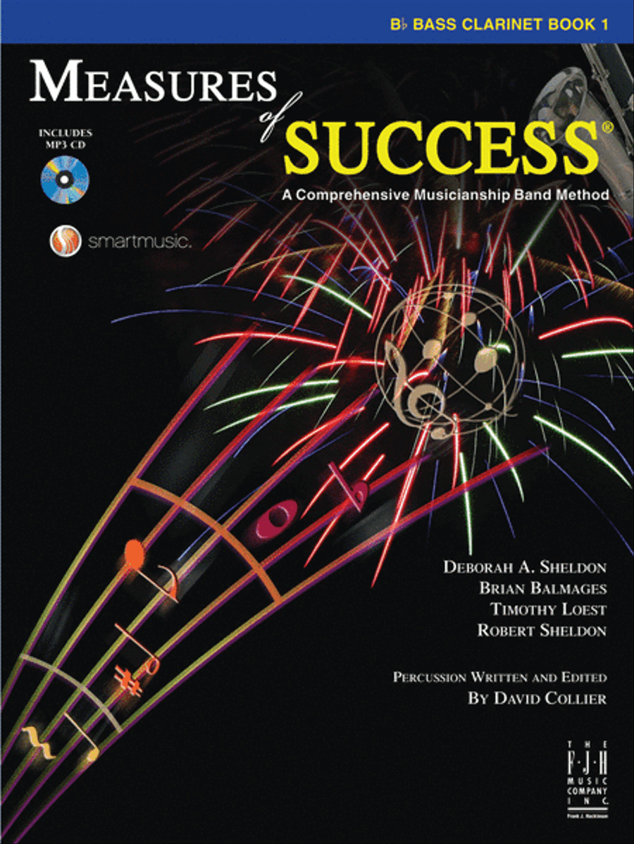 Measures of Success Bass Clarinet Book 1 Concert Band Methods scores gallery preview page 1