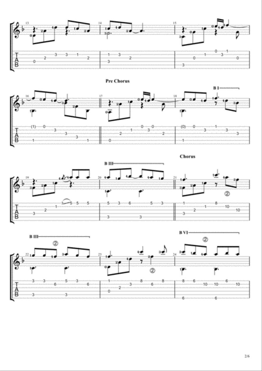 When I Look At You When I Look At You Electric Guitar scores gallery preview page 2