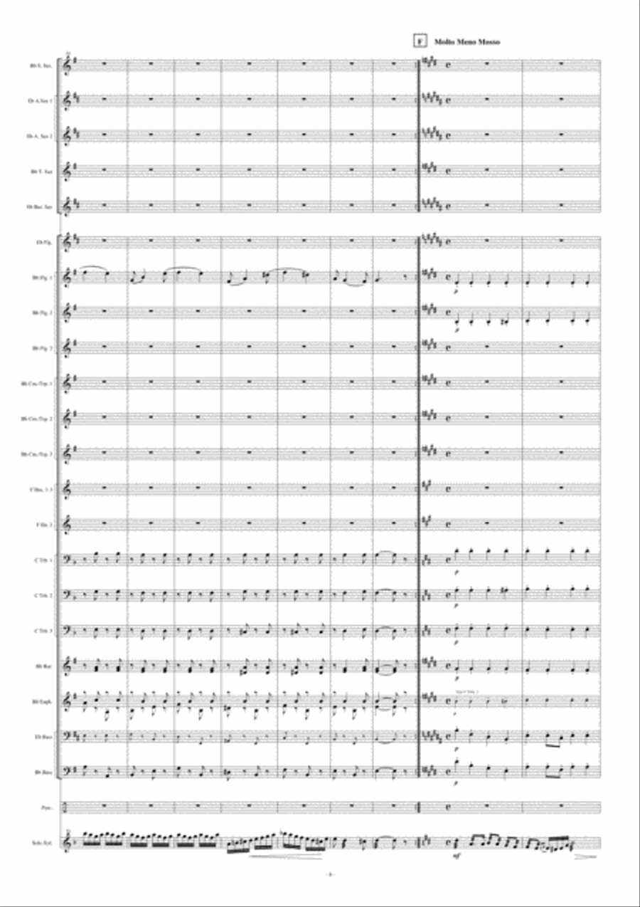 Czardas For Xylophone Fanfare Band scores gallery preview page 9