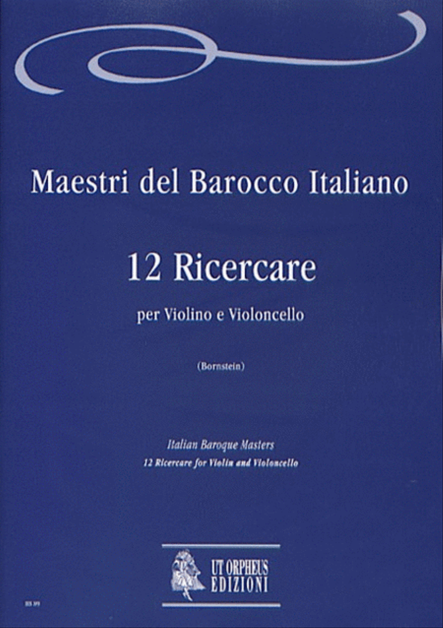 12 Ricercares for Violin and Violoncello Cello scores gallery preview page 1
