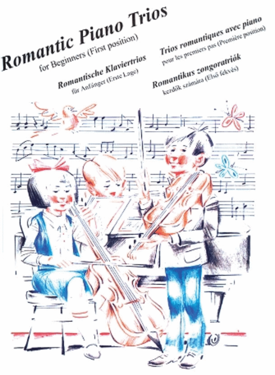 Romantic Piano Trios for Beginners Piano Trio scores gallery preview page 1