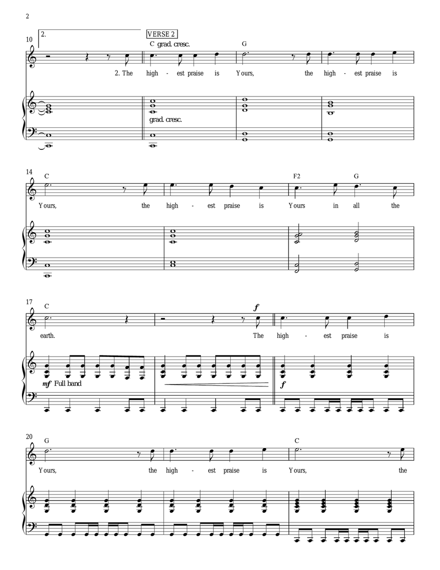 We Glorify Your Name Acoustic Guitar scores gallery preview page 2