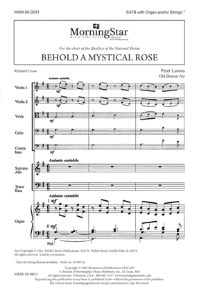 Behold a Mystical Rose (Downloadable Choral Score)