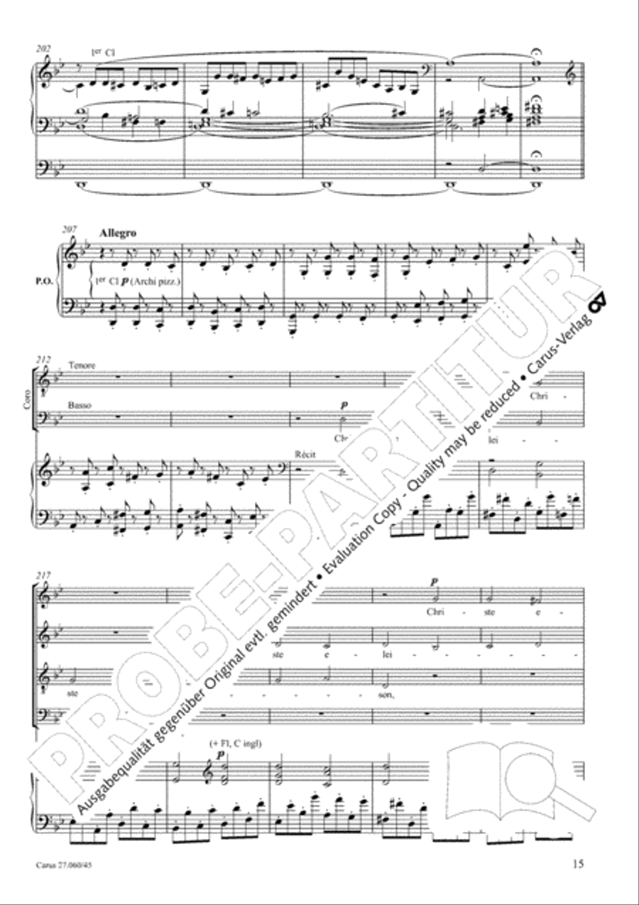 Messe a quatre voix 4-Part scores gallery preview page 16